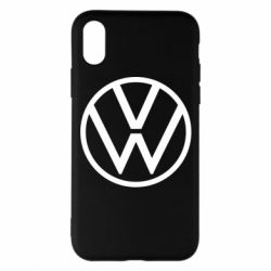 Чехол для iPhone X/Xs Volkswagen new logo - PrintSalon