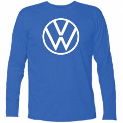 Футболка с длинным рукавом Volkswagen new logo - PrintSalon