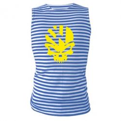 Майка-тельняшка Volkswagen Skull - PrintSalon