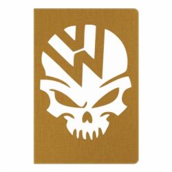 Блокнот с принто Volkswagen Skull - PrintSalon