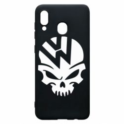 Чехол для Samsung A30 Volkswagen Skull - PrintSalon
