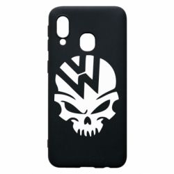 Чехол для Samsung A40 Volkswagen Skull - PrintSalon