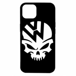 Чехол для iPhone 14 Volkswagen Skull - PrintSalon