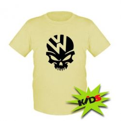 Детская футболка Volkswagen Skull - PrintSalon