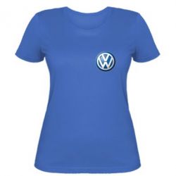 Женская футболка Volkswagen Small Logo - PrintSalon