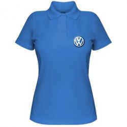 Женское поло Volkswagen Small Logo - PrintSalon