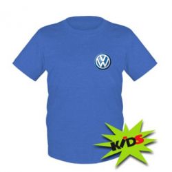 Детская футболка Volkswagen Small Logo - PrintSalon