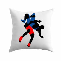 Подушка Вольная борьба-PrintSalon Подушка Вольная борьба