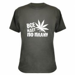 Камуфляжная футболка Все идет по плану - PrintSalon