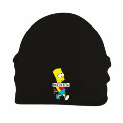 Шапка флисовая Все путем Барт симпсон - PrintSalon