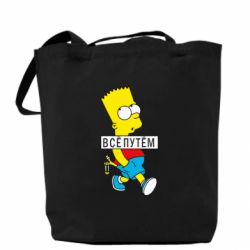 Эко-сумка Все путем Барт симпсон - PrintSalon