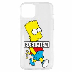 Чехол для iPhone 14 Plus Все путем Барт симпсон - PrintSalon