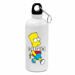 Фляга Все путем Барт симпсон - PrintSalon