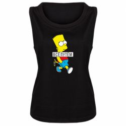 Женская майка Все путем Барт симпсон - PrintSalon