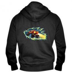Мужское худи на молнии Вспыш 2 - PrintSalon