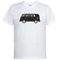 Мужская футболка  с V-образным вырезом VV - PrintSalon