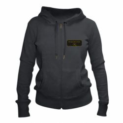 Женское худи на молнии Вы теперь одеты, как черт. - PrintSalon