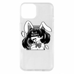 Чехол для iPhone 14 Waifu Bunny