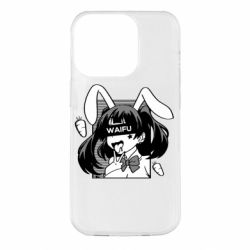 Чехол для iPhone 14 Pro Waifu Bunny - PrintSalon