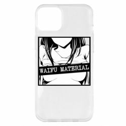 Чохол для iPhone 14 Plus Waifu Material - PrintSalon