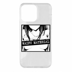 Чохол для iPhone 14 Pro Max Waifu Material - PrintSalon