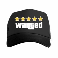Кепка-тракер Wanted GTA - PrintSalon