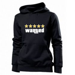 Женское худи Wanted GTA - PrintSalon