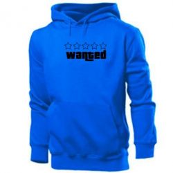 Мужское худи Wanted - PrintSalon