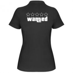 Женское поло Wanted - PrintSalon