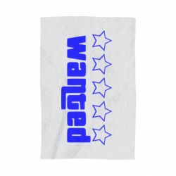 Полотенце с принтом Wanted - PrintSalon