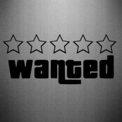 Наклейка Wanted - PrintSalon