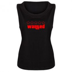 Женская майка Wanted - PrintSalon