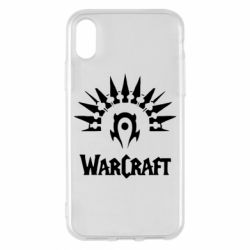 Чехол для iPhone X/Xs WarCraft Logo