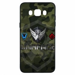 Чехол для Samsung J7 2016 Warface camouflage - PrintSalon