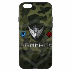 Чехол для iPhone 6/6S Warface camouflage - PrintSalon