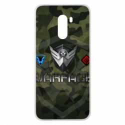 Чехол для Xiaomi Pocophone F1 Warface camouflage - PrintSalon