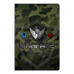Блокнот з принтом Warface camouflage