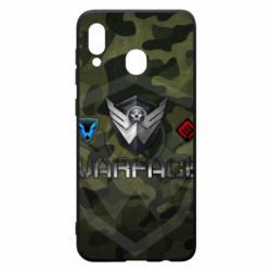 Чехол для Samsung A20 Warface camouflage - PrintSalon