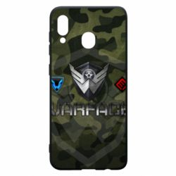 Чехол для Samsung A30 Warface camouflage - PrintSalon