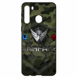 Чехол для Samsung A21 Warface camouflage - PrintSalon