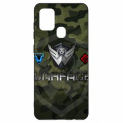 Чехол для Samsung A21s Warface camouflage - PrintSalon