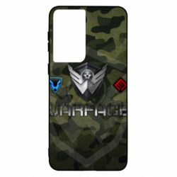 Чехол для Samsung S21 Warface camouflage - PrintSalon