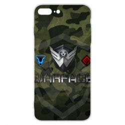 Чехол для iPhone 8 Plus Warface camouflage - PrintSalon