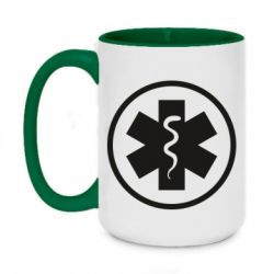 Чашка двокольорова велика Warface: medic-PrintSalon Чашка двокольорова велика Warface: medic