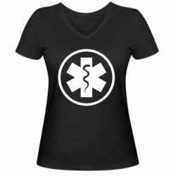 Жіноча футболка з V-подібним вирізом Warface: medic - PrintSalon
