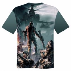 Мужская футболка 3D Warface Soldiers - PrintSalon
