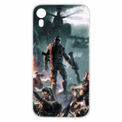 Чехол для iPhone XR Warface Soldiers