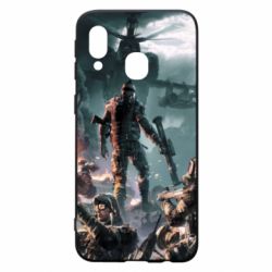 Чехол для Samsung A40 Warface Soldiers - PrintSalon