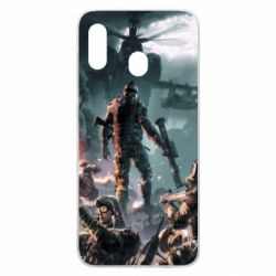 Чехол для Samsung A20 Warface Soldiers - PrintSalon