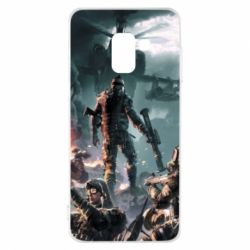 Чехол для Samsung A8 2018 Warface Soldiers - PrintSalon